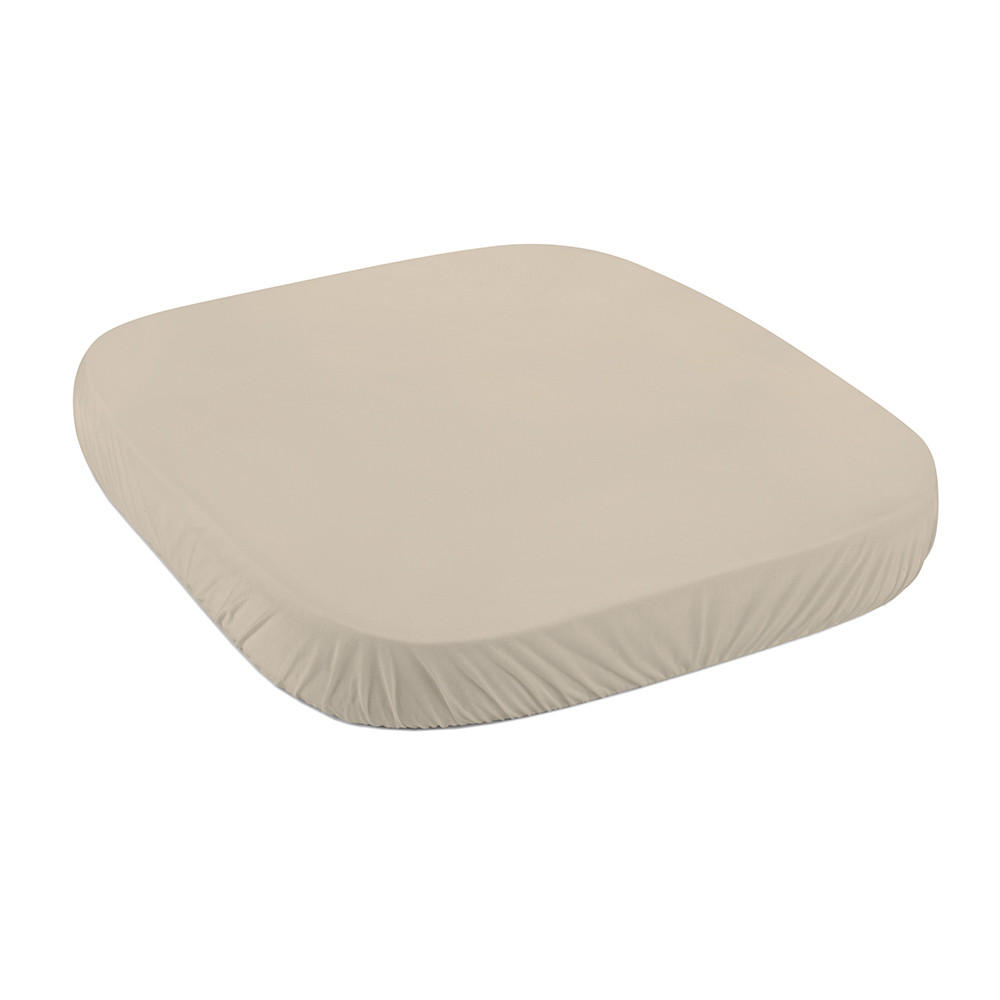 CEARȘAF cu elastic pentru bebe 7in1 - cappuccino, material textil (73/73cm) - waldin