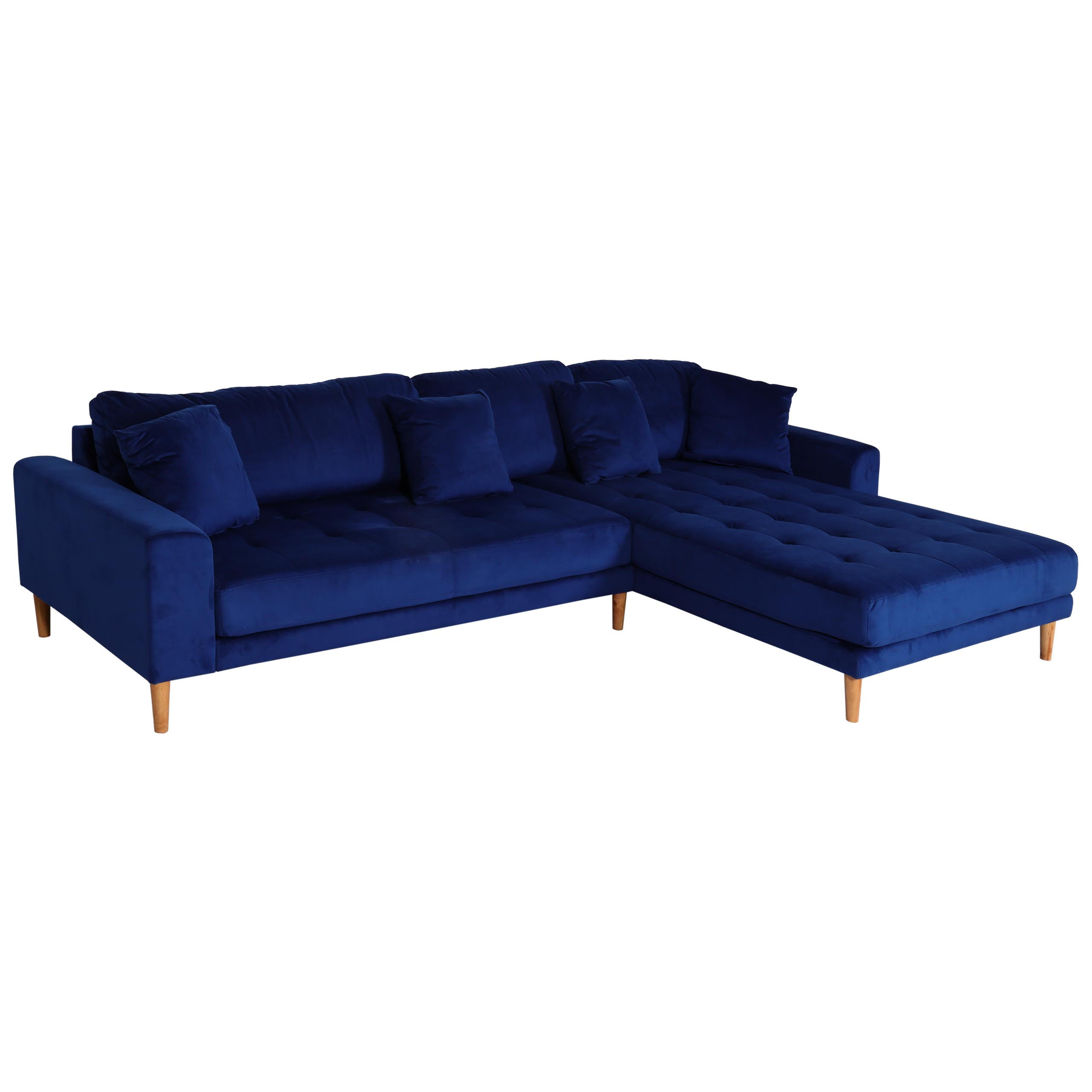ECKSOFA Blau - Blau, Textil (295/178cm) - MCW