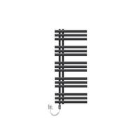 BADHEIZKÖRPER elektrisch Iron EM 500x1200 mm Anthrazit mit Heizstab 1200W - Anthrazit, Metall (50/120/3cm) - LuxeBath