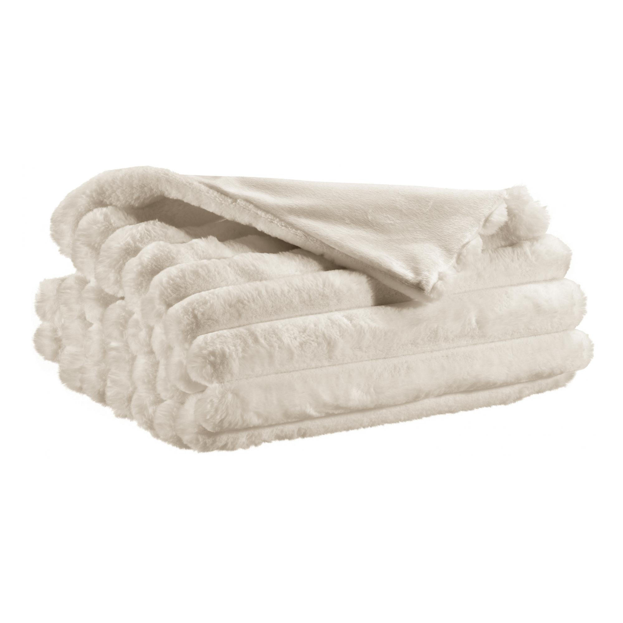 BETTÜBERWURF Alice schneeweiß 240 x 260 cm - Weiß, Textil (240/260cm) - Vivaraise