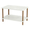 COUCHTISCH Jelling 70/44/43 - Weiß, Holzwerkstoff (44/70/43cm) - [en.casa]