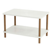 COUCHTISCH Jelling 70/44/43 - Weiß, Holzwerkstoff (44/70/43cm) - [en.casa]