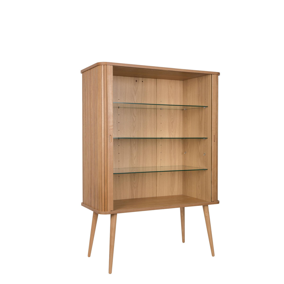 AUFBEWAHRUNGSSCHRANK Barbier Holz Natur - Naturfarben, Holzwerkstoff (100/140/45cm) - Zuiver
