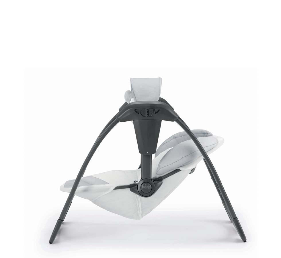 WIPPE Schaukel mit Spielzeugstange Midi - Grau, Kunststoff (74/60/64cm) - Cam il Mondo del Bambino S.p.A.