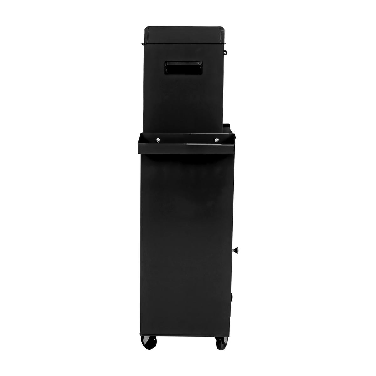 KOMBINATIONSKOFFER – mit 5 Schubladen (schwarz) - Schwarz, Metall (28/102/58.5cm) - DCA