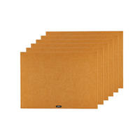 TISCHSET - 6er-Set - Recycelter Filz in Braun - Braun, Textil (33/45cm) - Björn