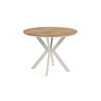 ESSTISCH EVO mit Felge - Kaschmir/Honig, Holzwerkstoff/Metall (100/100/76cm) - Meblini