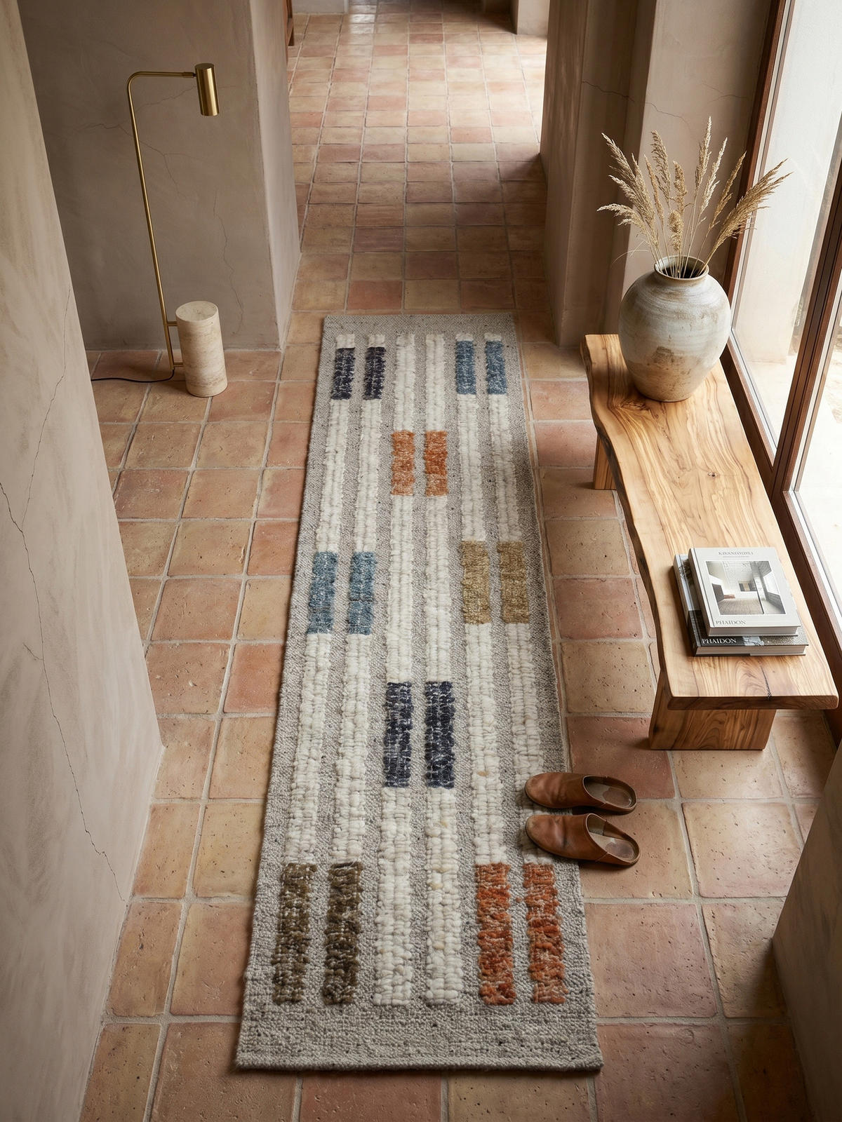 WOLLTEPPICH ALDER, geometrisch, Bunt, 80 x 300 cm - Multicolor, Textil (80/300cm) - KADIMA DESIGN