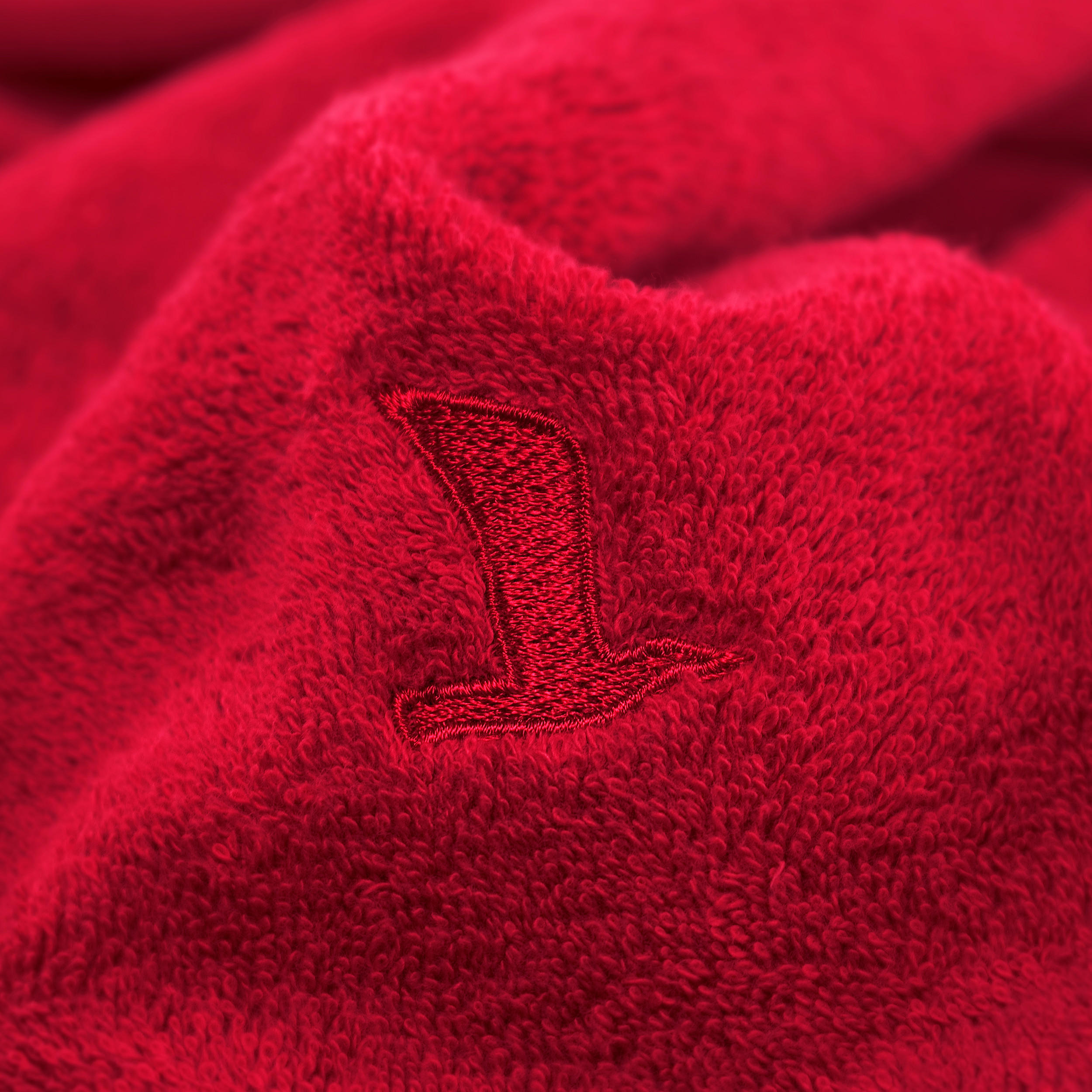 GÄSTETUCH SUPERWUSCHEL 3ER PACK - Rot, Textil (30/50cm) - MÖVE