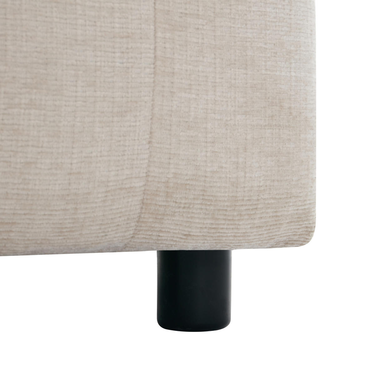 ECKSOFA 204/126/69 cm Beige - Beige, Textil (126/204cm)