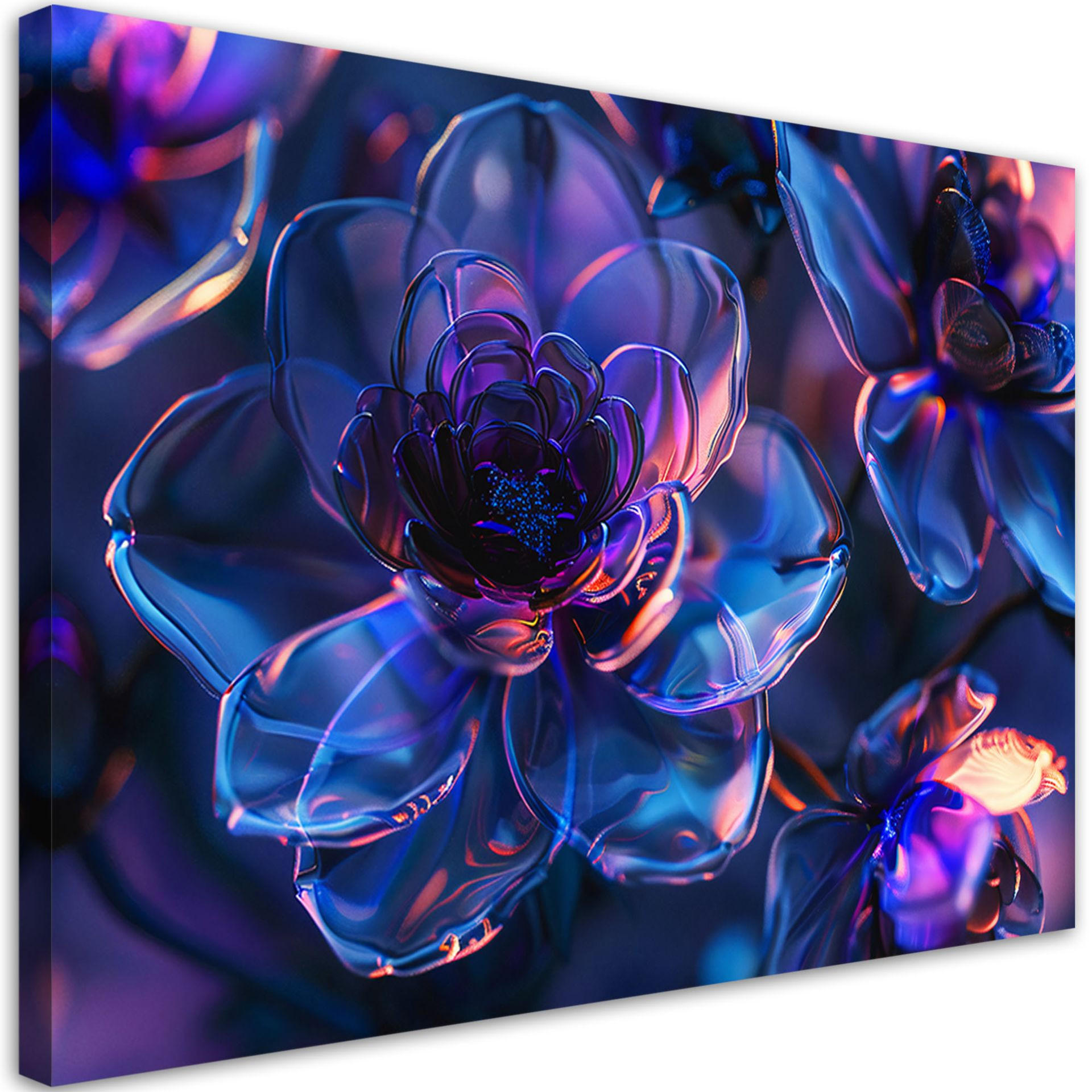 KUNSTDRUCK Lila 60/40 cm - Lila, Textil (60/40cm) - KUNSTLOFT