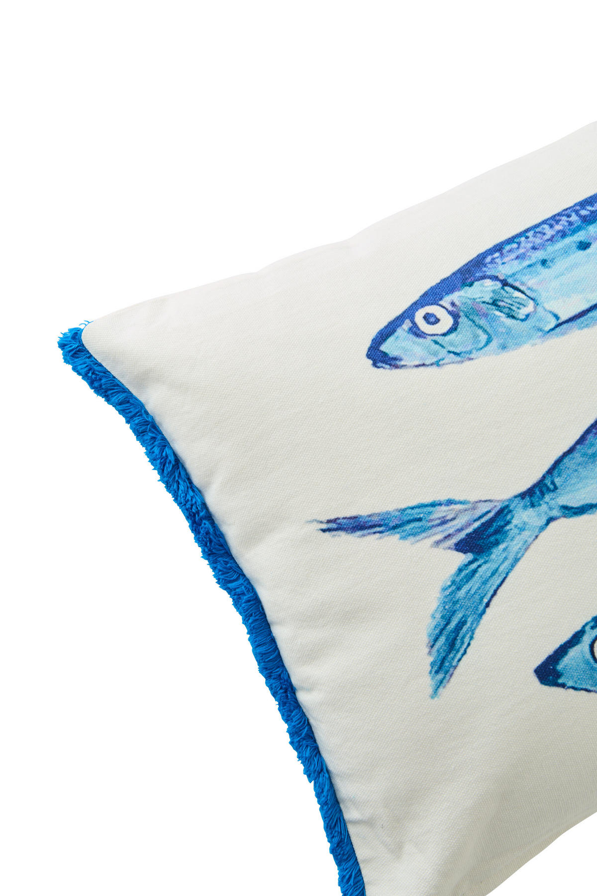 KISSEN SARDINEN Multi - Blau, Textil (30/50cm) - J-Line