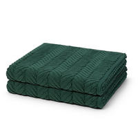 DUSCHTUCH Sensual Skin Zopf 2er-Set - Dunkelgrün, Textil (75/140cm) - Ross