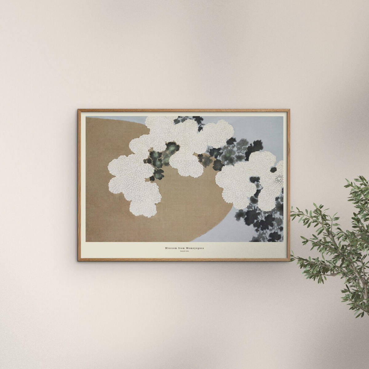 POSTER A.P. Atelier - Blossom from Momoyogusa - Naturfarben, Papier (50/70/0.1cm) - Poster&Frame
