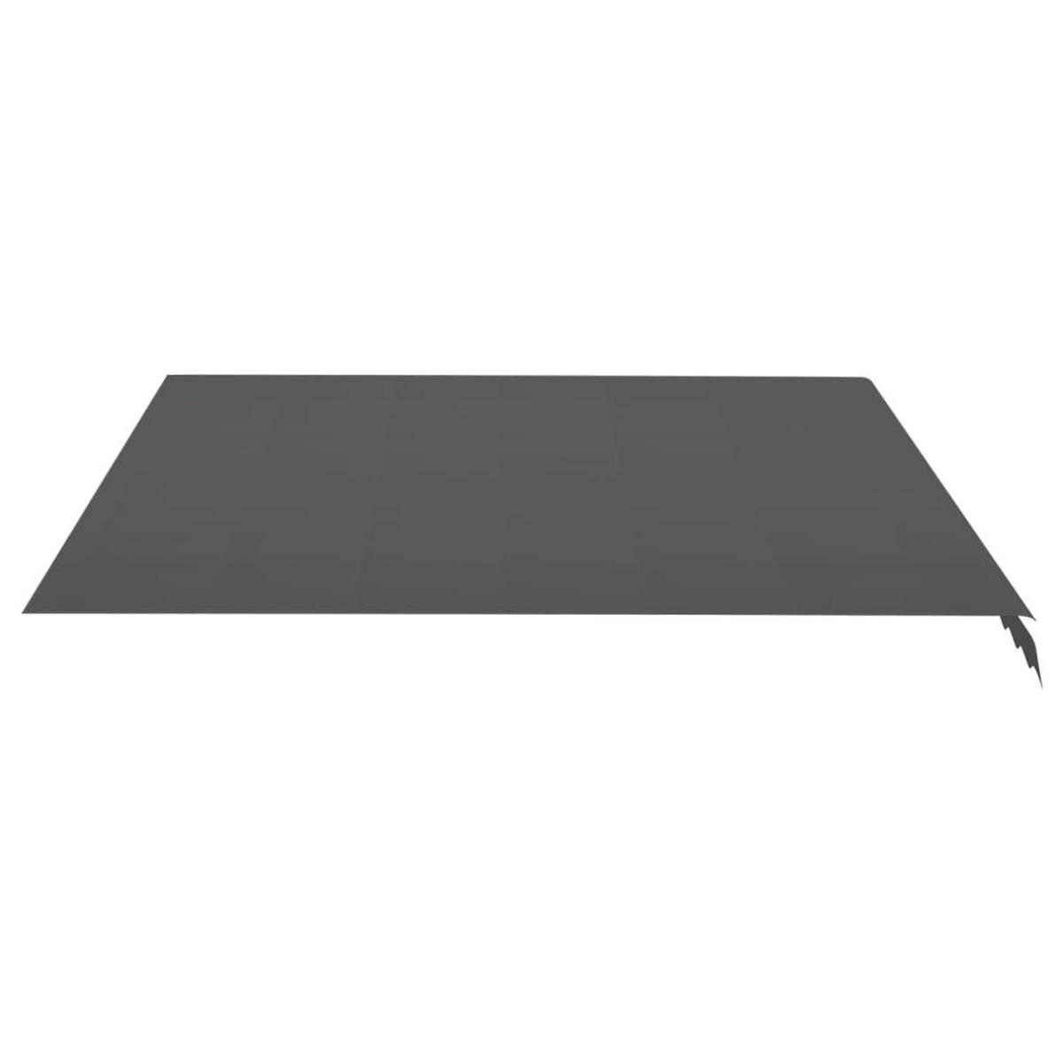 MARKISENBESPANNUNG Anthrazit 4/3,5 M - Anthrazit, Textil (345/1/380cm) - vidaXL