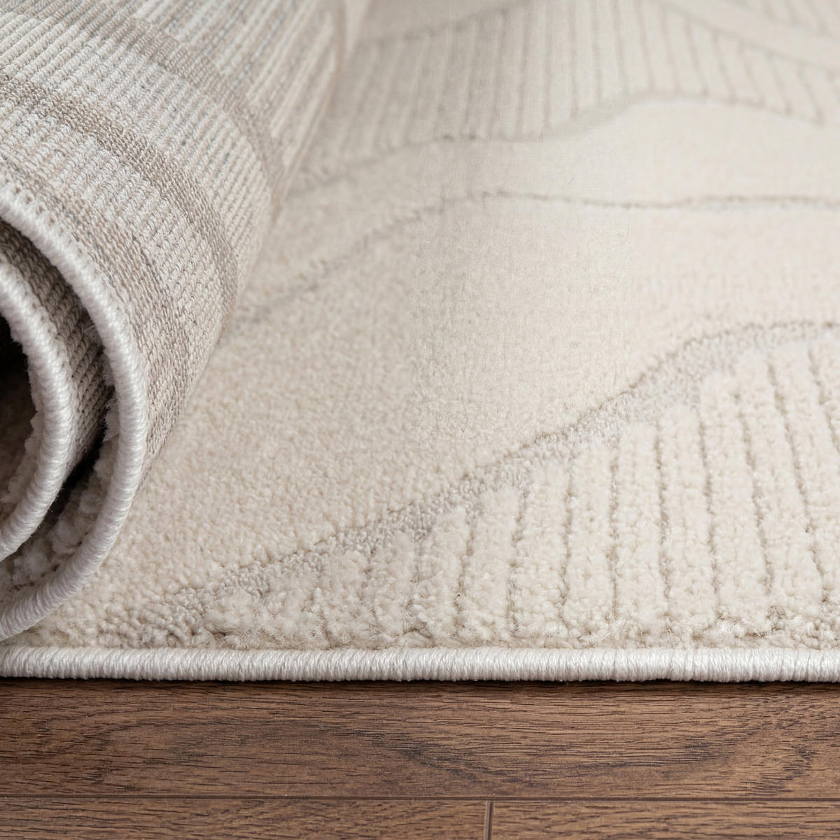 KURZFLORTEPPICH 240/330 cm Aura 702 - Creme, Textil (240/330cm) - Paco Home