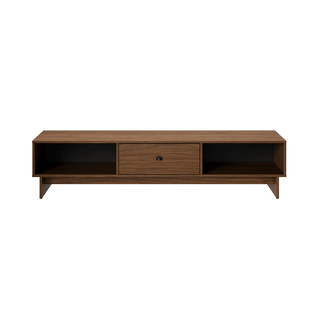 TV-MÖBEL Dunkles Holz - Braun, Holzwerkstoff (176.4/40.6/40cm) - Petits-meubles