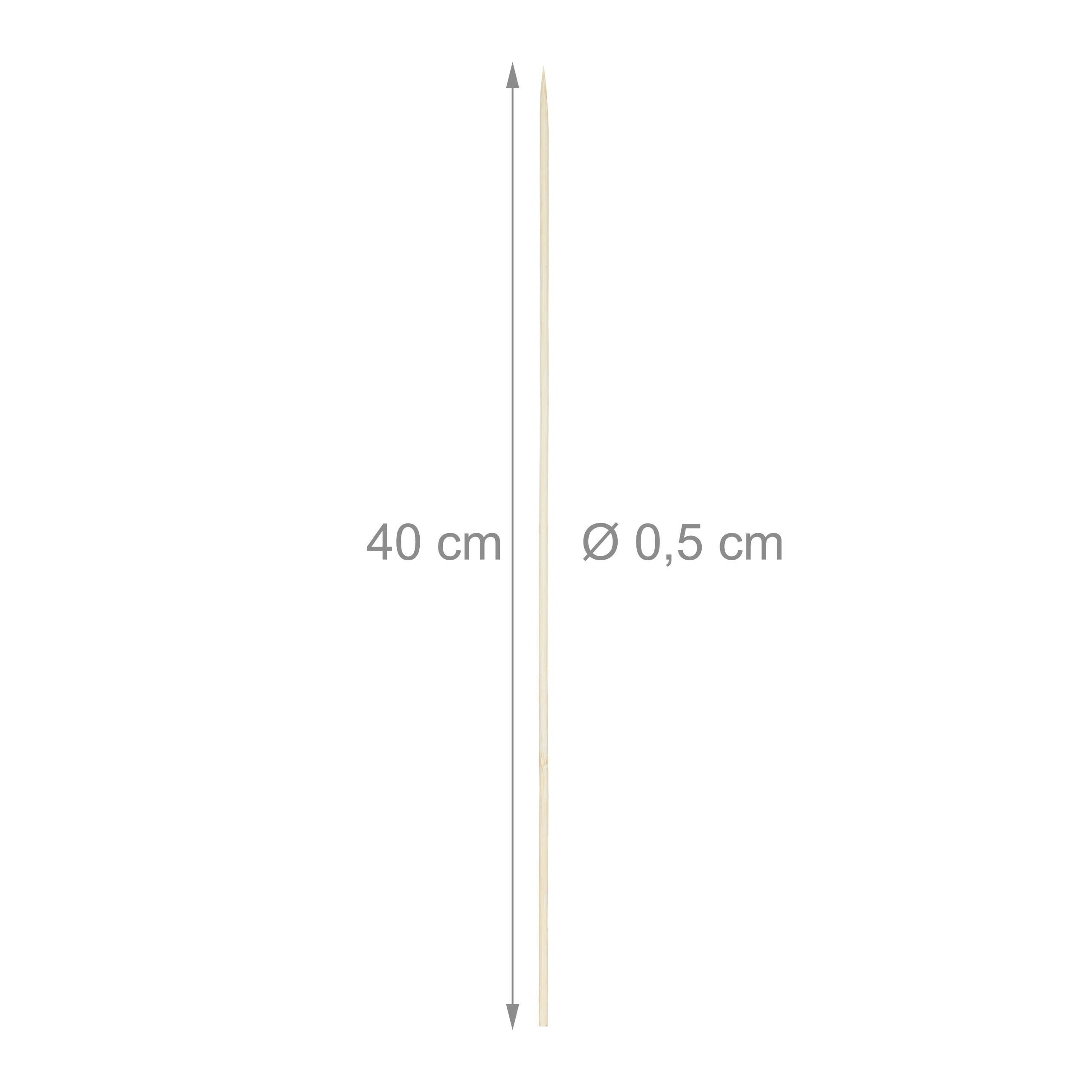 Thumbnail - Relaxdays Holzspiesse, Hellbraun, Holz, 0.5 cm, Grills & Outdoor-Küchen, Grillbesteck