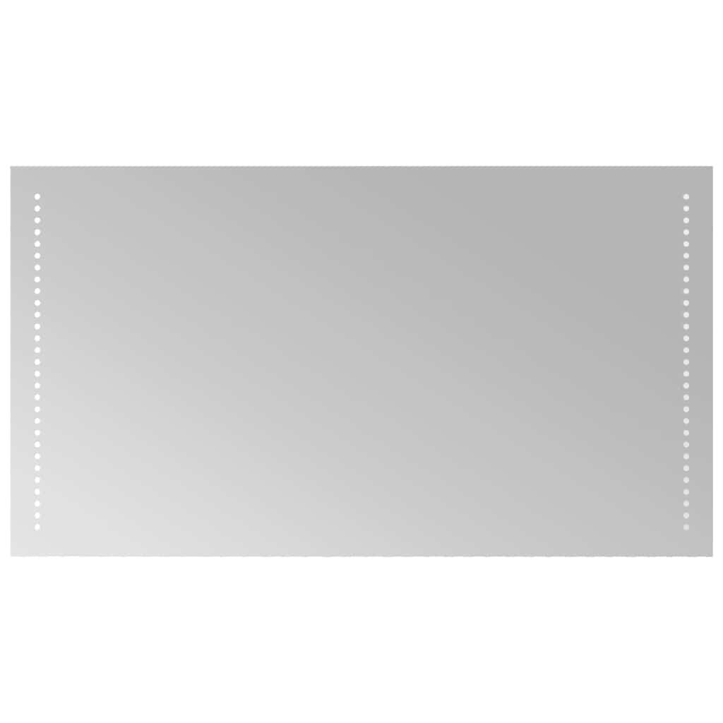 LED-BADSPIEGEL 90x50 cm - Transparent, Glas (50/50/90cm) - furnicato
