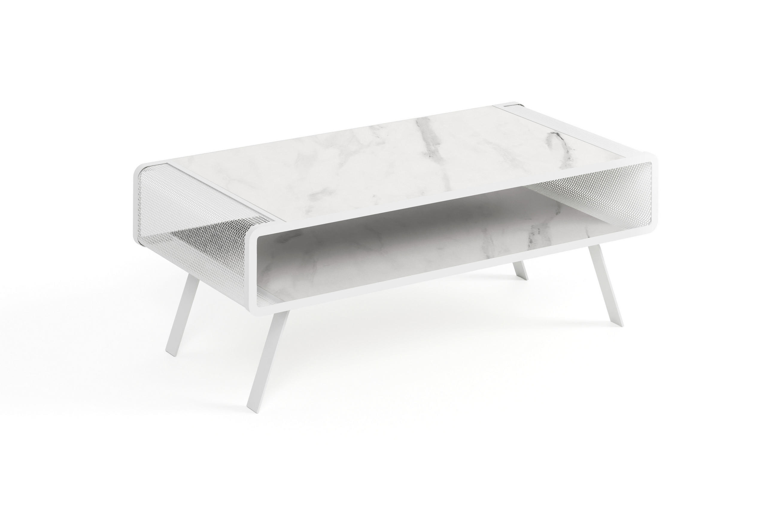 COUCHTISCH TORPE - Multicolor/Weiß, Holzwerkstoff (60/121/45cm) - Meblini