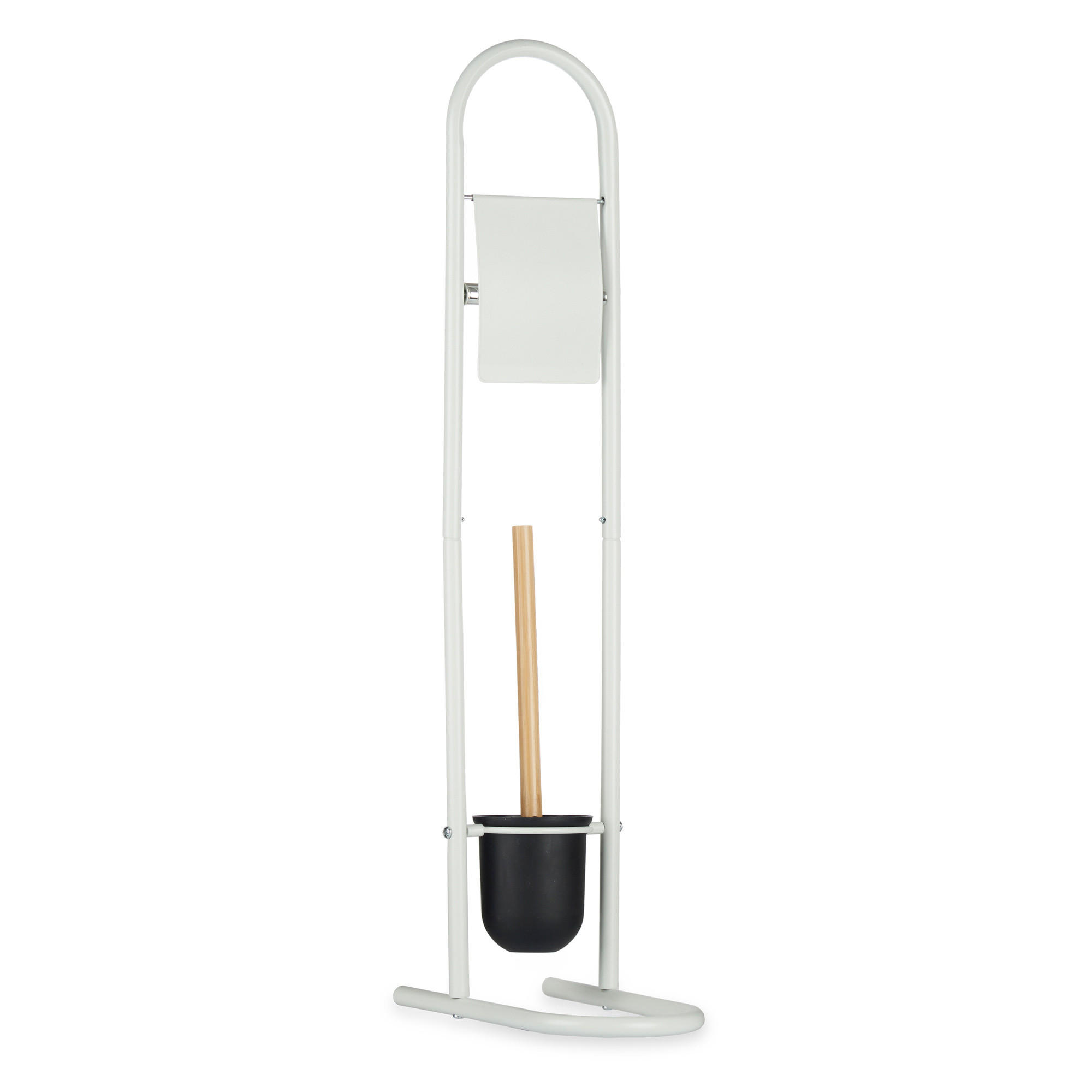 TOILETTENPAPIER- Freshy 28,5/16/80,8 cm - Weiß, Metall (16/80.8/28.5cm) - Berilo