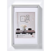 BILDERRAHMEN Steel Style Kst.Rahmen 30x40 cm Silber - Silberfarben, Kunststoff (30.96/40.96/2.18cm) - walther design