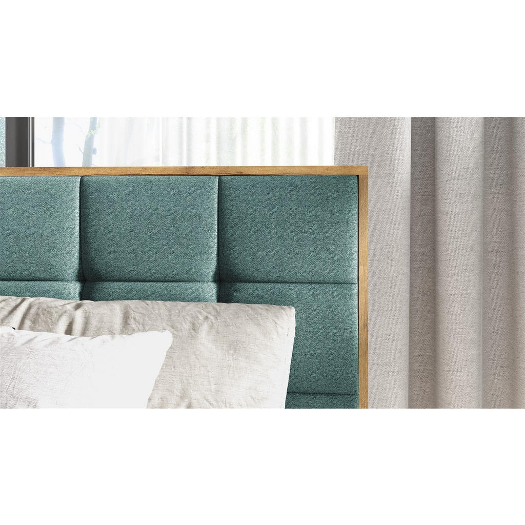 Thumbnail - Fun Möbel Boxbett, Rosa, Textil, 200x220 cm, Schlafzimmer, Betten, Boxspringbetten