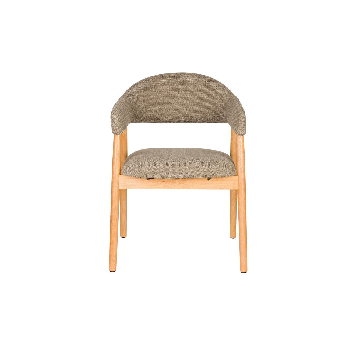 ESSZIMMERSTUHL Indy Dunkelbraun/ Beige - 2 er Set - Braun, Textil (56/81/54cm) - Housecraft Living