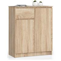 KOMMODE Sonoma Eiche 80x40x99 cm - Sonoma Eiche, Holzwerkstoff (80/99/40cm) - Akord