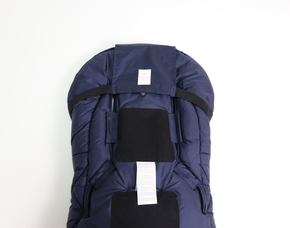 KINDERWAGEN-FUSSSACK Moony 2in1, Sherpa Fleece grey, navy - Blau, Textil (48/10/105cm) - Kaiserbaby