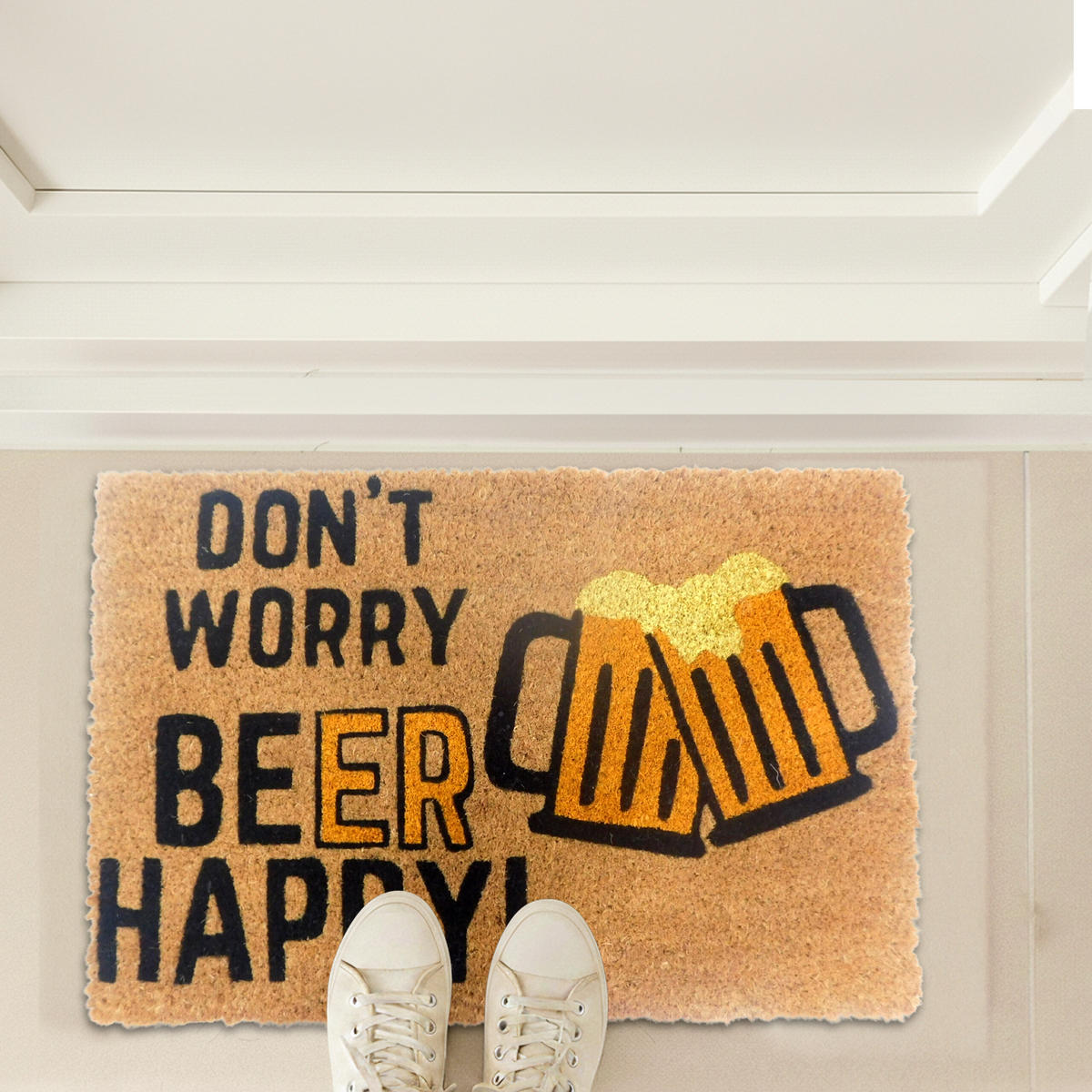 ROHOŽ - různobarevná, textil/plast (60/40cm) - Relaxdays