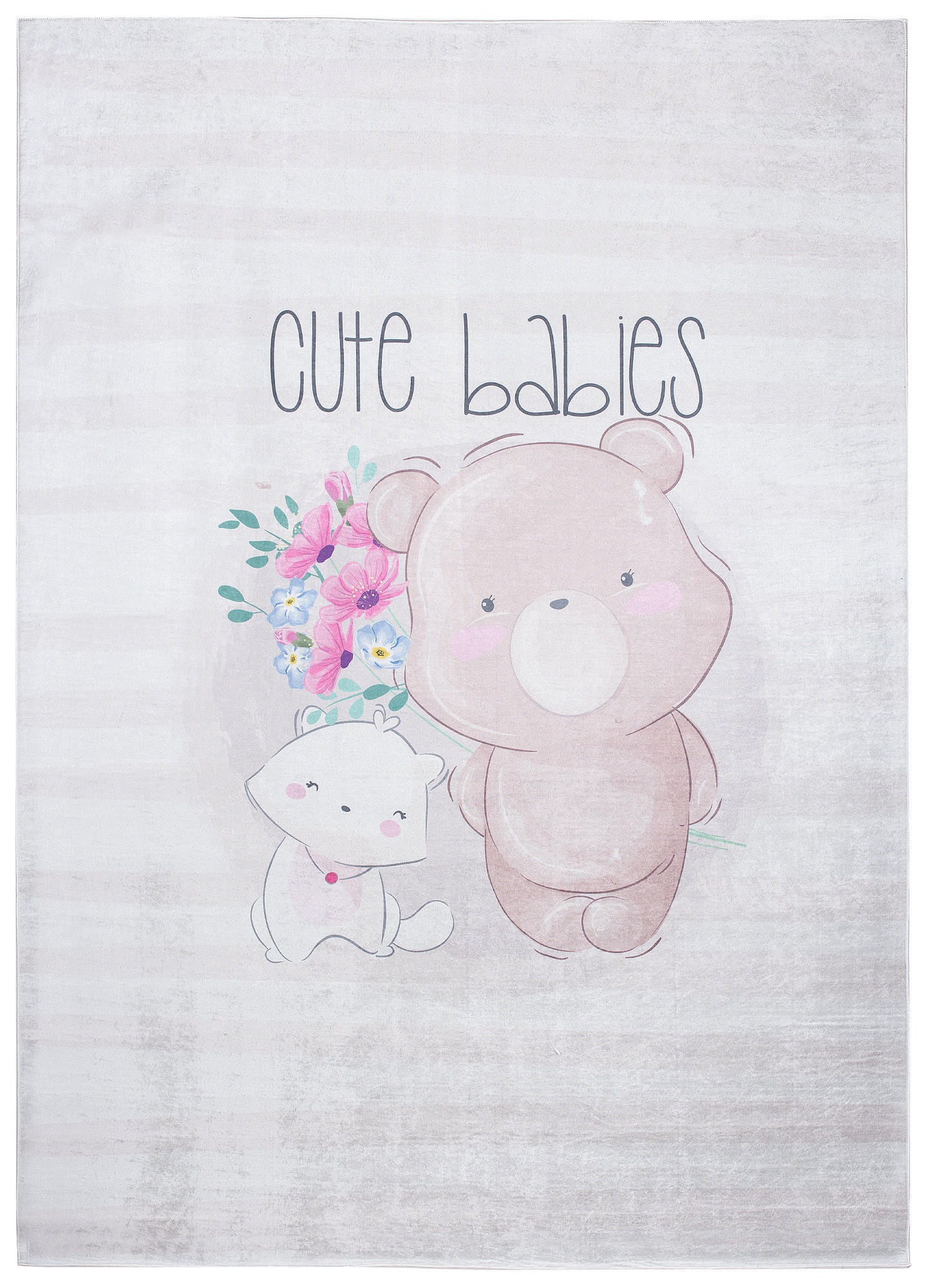 TEPPICH EMMA Grau 160/230 cm - Grau, Kunststoff (160/230cm) - Tapiso