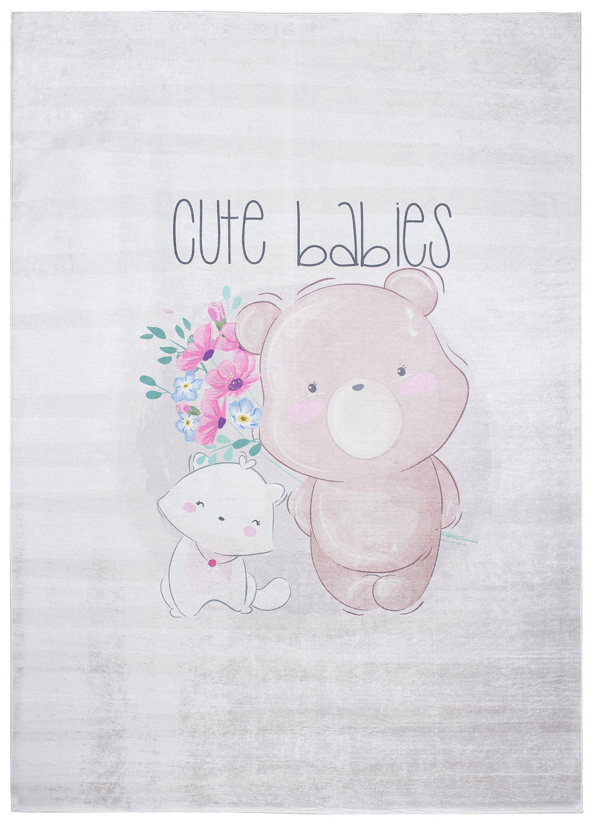 TEPPICH EMMA Grau 160/230 cm - Grau, Kunststoff (160/230cm) - Tapiso