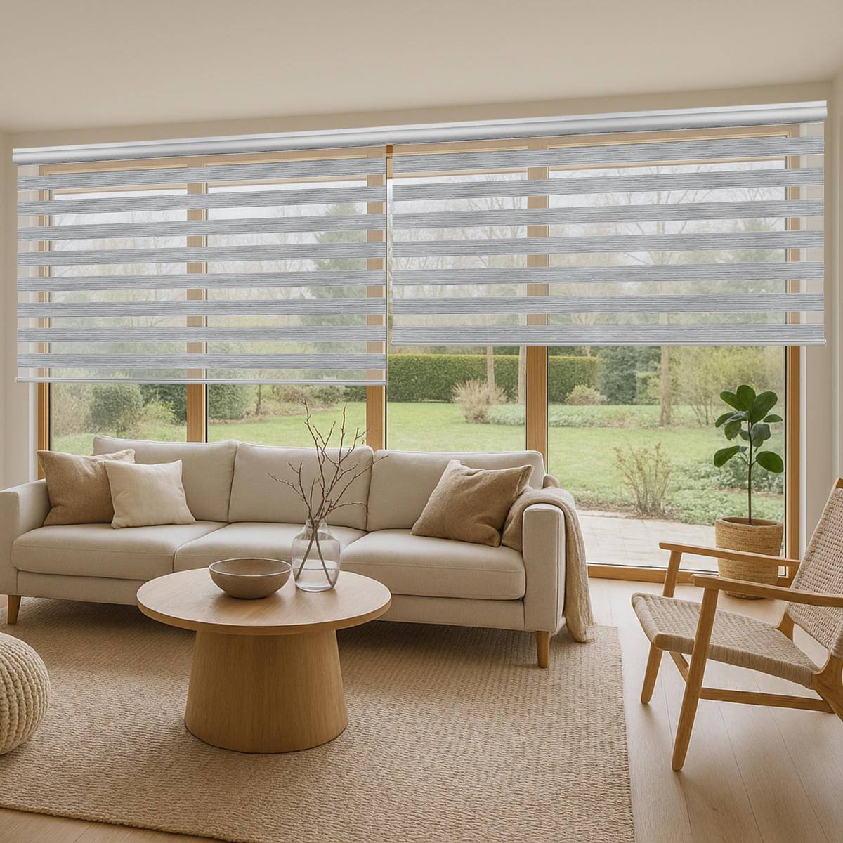 DOPPELROLLO Grau 180x250 cm - Grau, Kunststoff (180/250cm) - STORESDECO