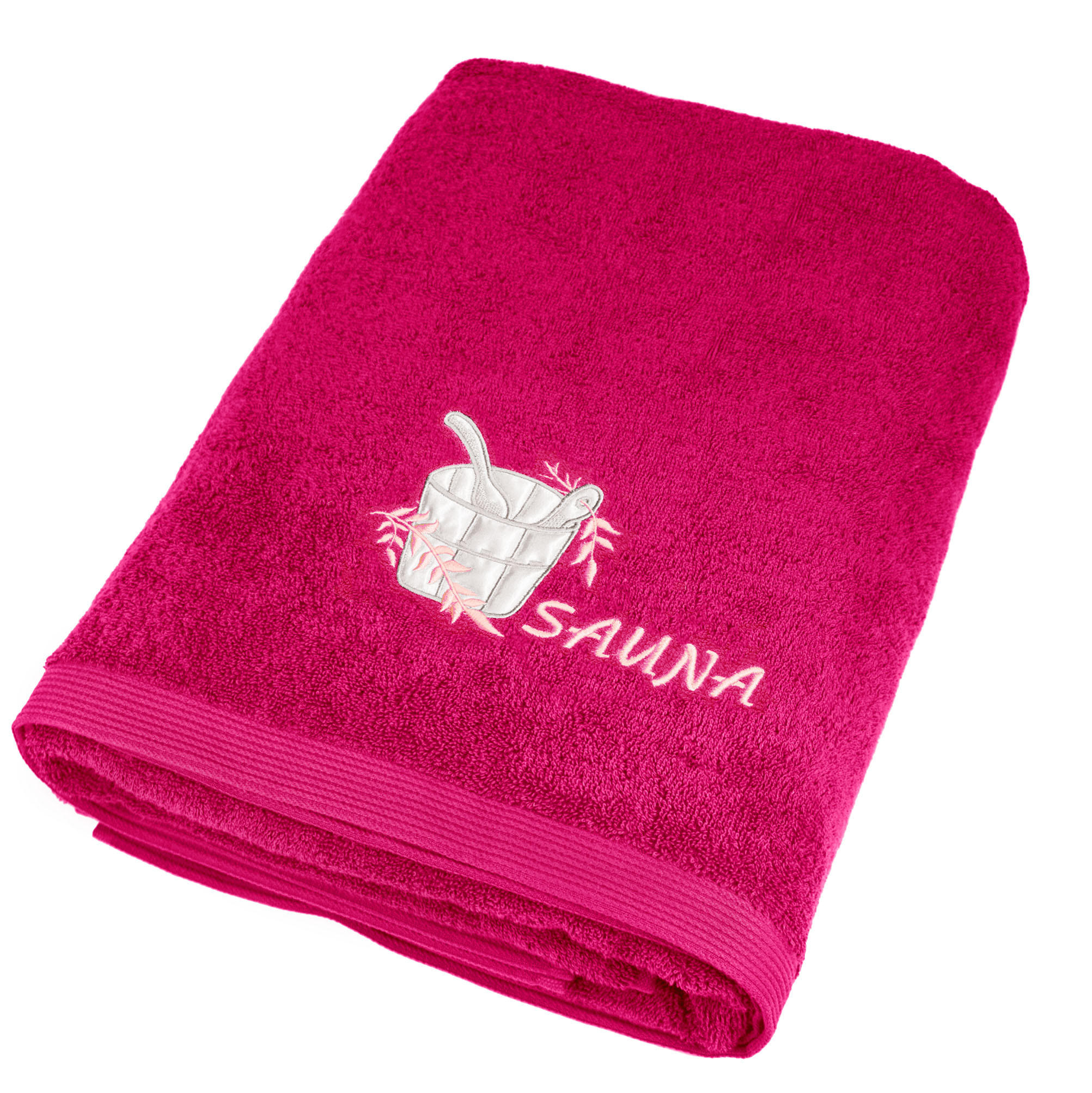 SAUNATUCH Lillby Purpur 100x200 cm - Pink, Textil (100/200cm) - Lashuma