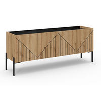 TV Lowboard NEO (B/H/T: ca. 155/62/40 cm) in Evoke Oak Nachbildung/Evoke Oak Nachbildung - Eichefarben, Holzwerkstoff (155/62/40cm)