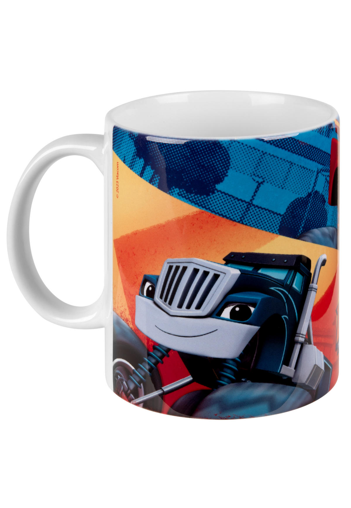 BECHER Blaze die Monster-Maschinen Monstertruck Mehrfarbig 320 ml - Multicolor, Keramik (0.32L) - United Labels