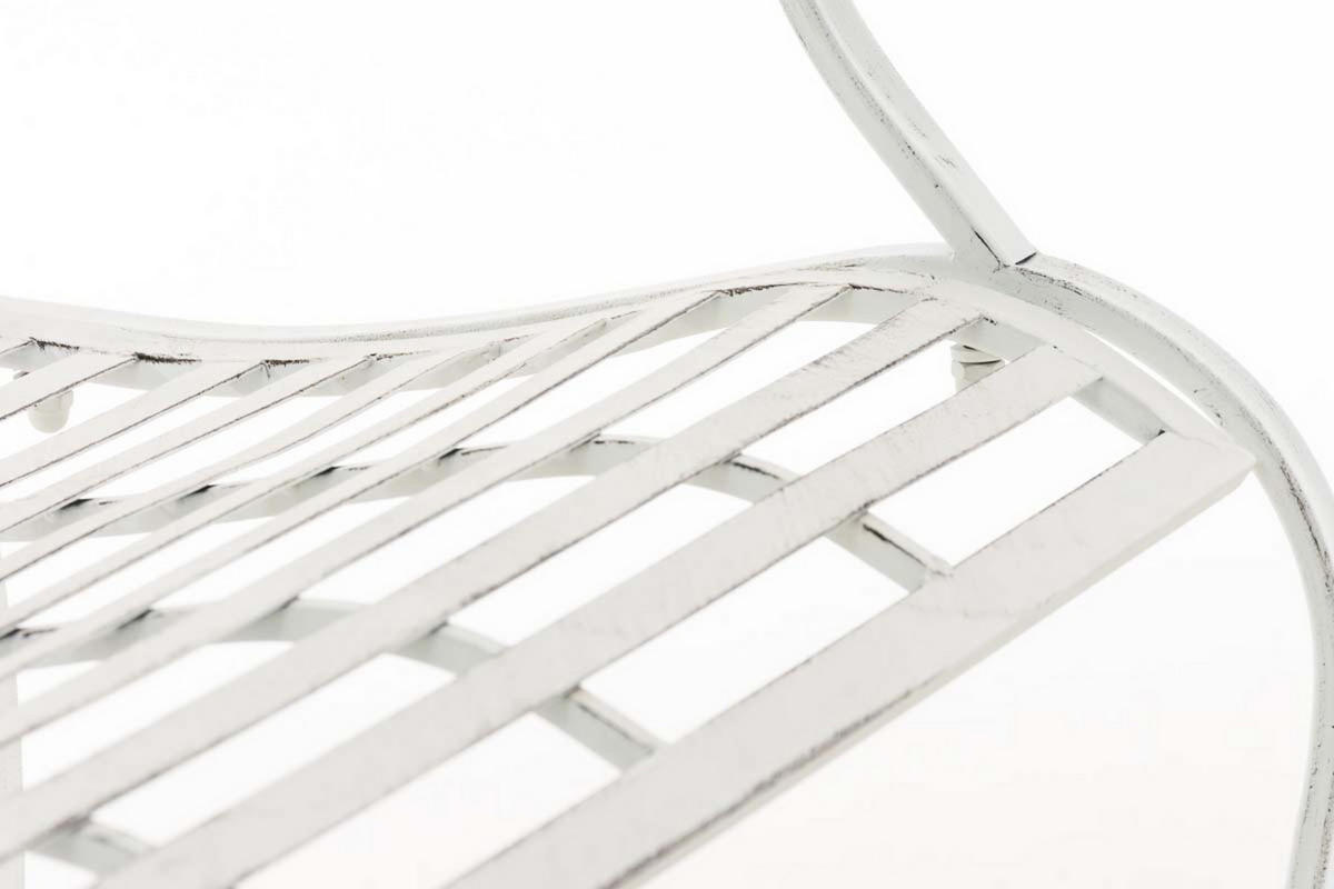 BANK Puncho antik weiß - Weiß, Metall (116/53/94cm) - TPFGarden