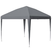 PAVILLON Faltpavillon 3x3 m Grau - Grau, Metall (313/197/313cm) - ComfortXL