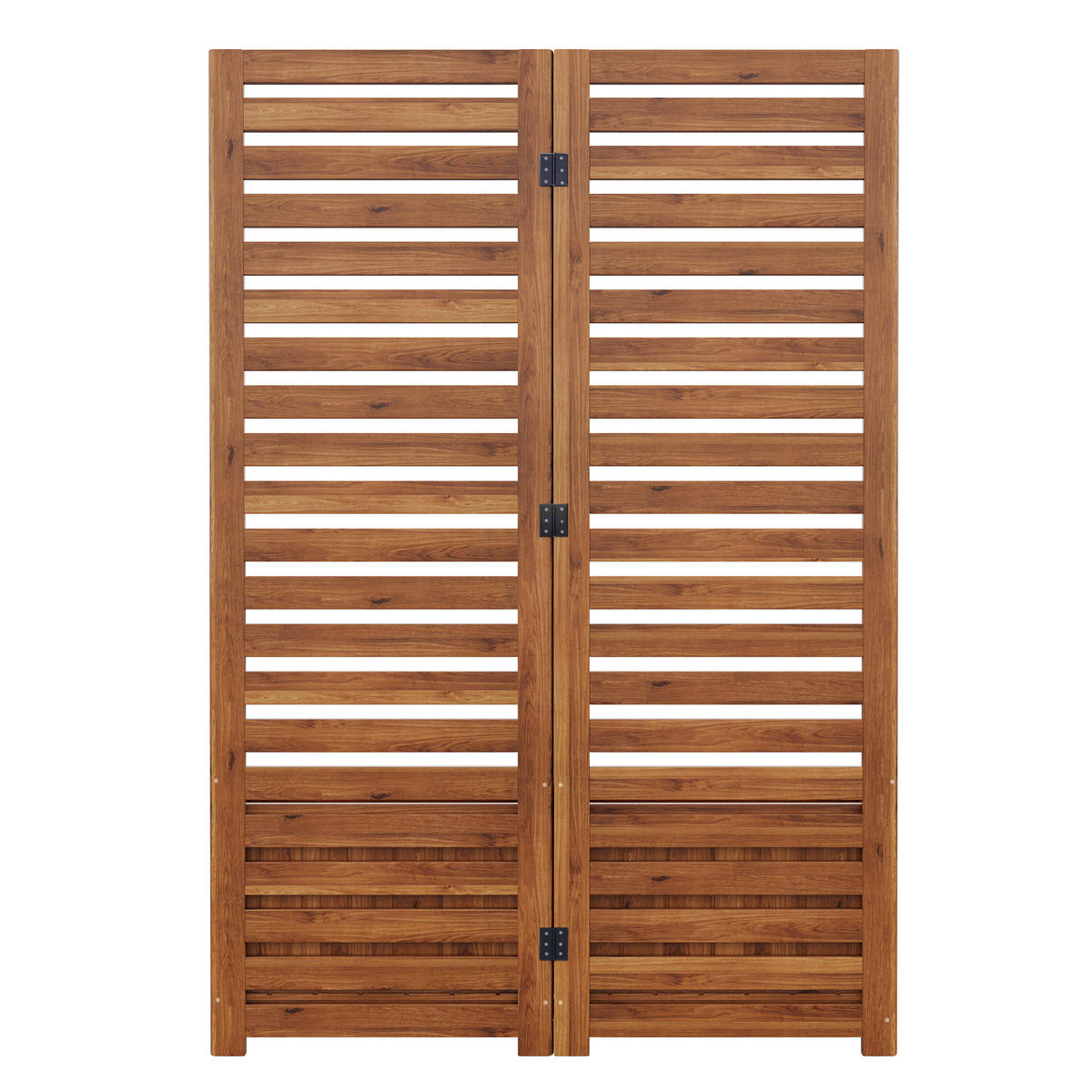 PFLANZKÜBEL Massives Tannenholz Dunkelbraun mit Spalier - Braun, Holz (32/32/102.5cm) - ComfortXL