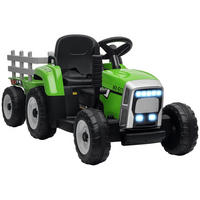 TRAKTOR DE-13103 abnehmbarer Anhänger Grün - Grün, Kunststoff (136.5/50/52.5cm) - ComfortXL