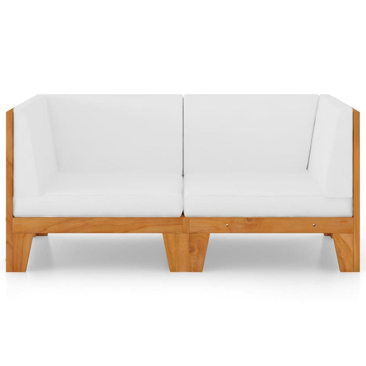 GARTENSET Renard 2-teilig - Creme, Holzwerkstoff - Nettlife