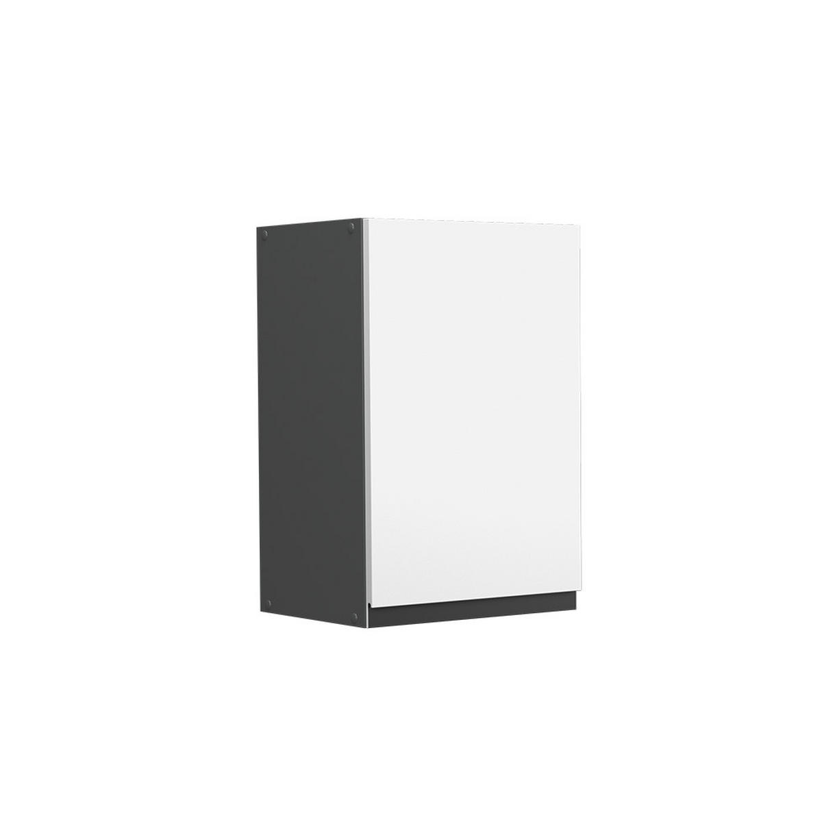 HÄNGESCHRANK R-Line Weiß 40 cm J-Shape - Anthrazit/Weiß, Holzwerkstoff (40/60/31cm) - Vicco