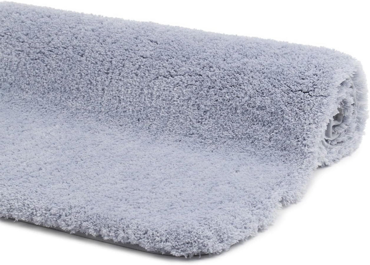 BADTEPPICH Deluxe SILBER 70X120CM - Silberfarben, Textil (120/70cm)