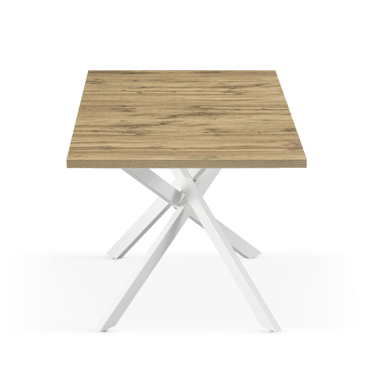 ESSTISCH BEA 120-160/80/76 cm Eiche - Eichefarben, Holz (80/120/76cm) - B&D Home