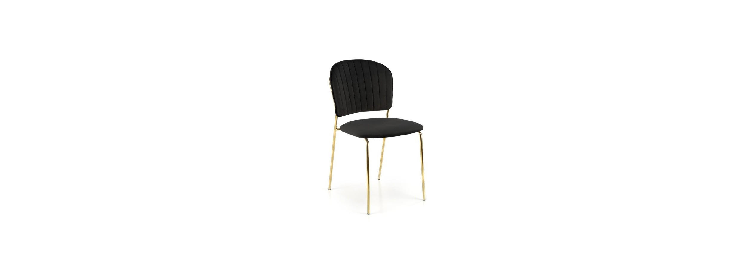 Lookway Polsterstuhl Schwarz 47x85x56 cm