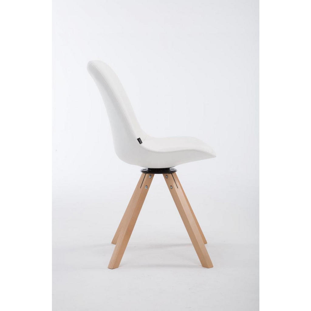 Thumbnail - CLP Stuhl, Weiß, Textil, 48x84x56 cm, Esszimmer, Stühle, Esszimmerstühle, Vierfußstühle