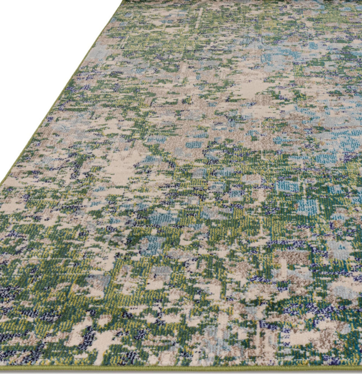 TEPPICH modern Flachgewebe BOSCAGE Grün 160 x 230 cm - Grün, Textil (160/230cm) - Novatrend