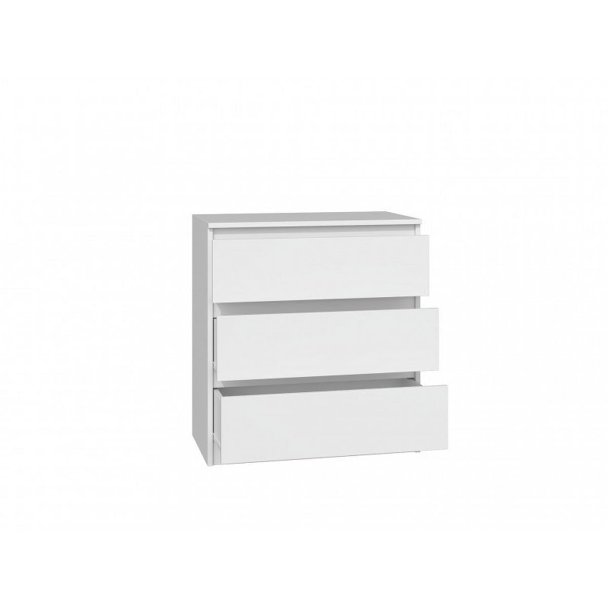 KOMMODE Weiß 70/75/40 - Weiß, Holzwerkstoff (70/75/40cm) - RAUMHIRSCH FURNITURE