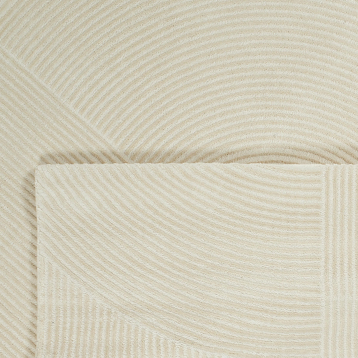 TEPPICH mit reliefartigem Muster in Creme Bianca 200x290 cm - Creme, Textil (200/290cm) - Nazar Rugs